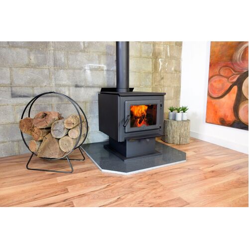 True North TN20 Freestanding Wood Fire with Pedestal