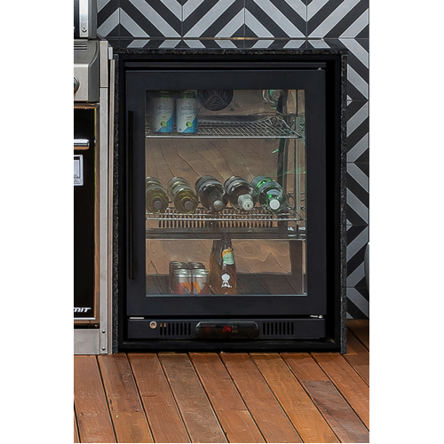Weber Single Fridge Black - Right Hinge