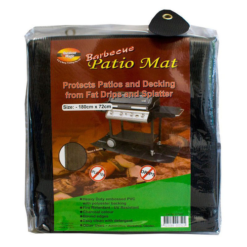 BBQ Patio Mat XLarge 1800L x 1220W 